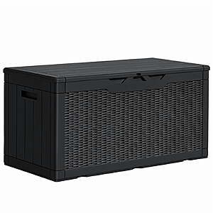 [AC]Homall 100-Gallon Outdoor Storage Resin Deck Box (Black) $62.19 + Free Shipping